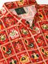 Men's Red Patola Print Ethnic Kurta