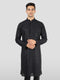 Men's Black Cotton Blend Kurta