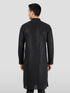 Men's Black Cotton Blend Kurta