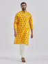 Men's Yellow Muslin Cotton Kurta