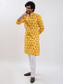 Men's Yellow Muslin Cotton Kurta Pyjama Set