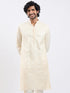 Men's Cream Viscose Kurta
