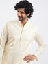 Men's Cream Viscose Kurta
