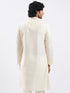 Men's Cream Viscose Kurta