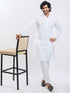 Men's White Cotton Kurta