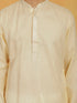 Men's Cream Cotton Kurta