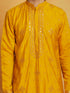 Men's Mustard Silk Blend Kurta
