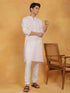 Men's Pink Cotton Kurta