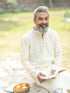 Men's Yellow Cotton Kurta