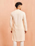 Men's Peach Rayon Kurta
