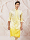 Men's Yellow Viscose Kurta