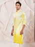 Men's Yellow Viscose Kurta