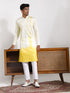 Men's Yellow Viscose Kurta