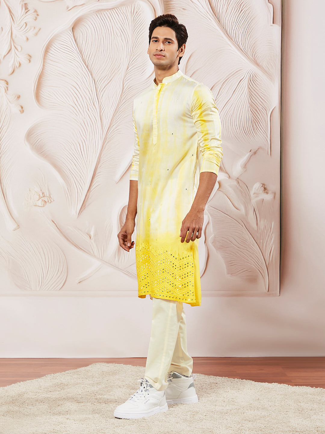 men’s kurta pant dupatta set