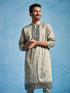 Men's Chiku Silk Blend Kurta