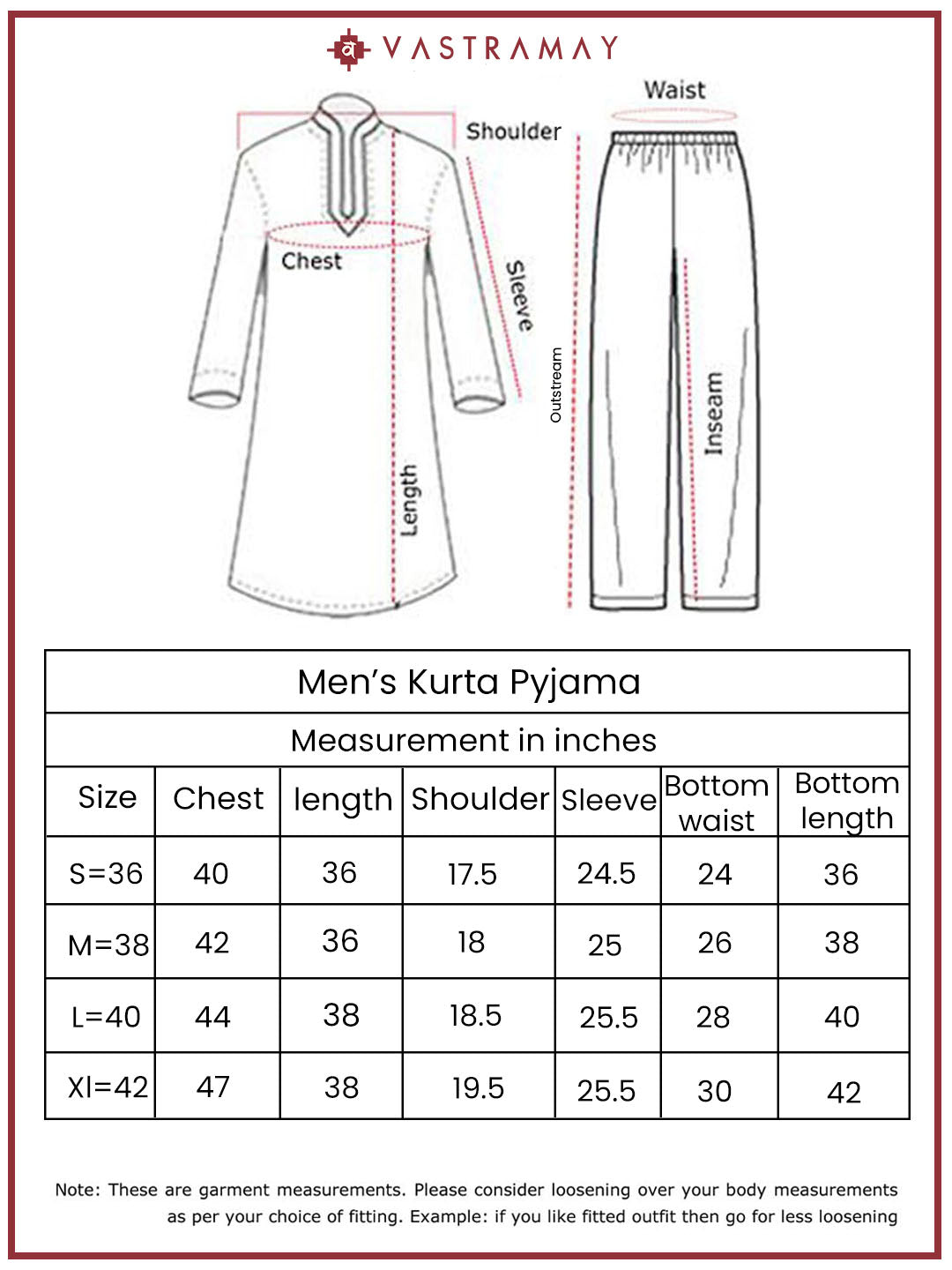 kurta pyjama set for men