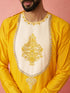 Men's Yellow Viscose Kurta