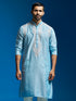 Men's Aqua Viscose Kurta