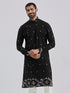 Men's Black Cotton Kurta