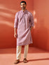 Men's Onion Chanderi Kurta