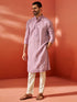 Men's Onion Chanderi Kurta And Pyjama Set