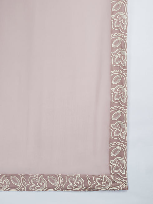 Men's Levender Georgette Kurta Patiala And Dupatta Set.