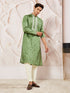 Men's Mint Green Silk Blend Kurta