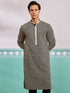 Men's Black Rayon Kurta