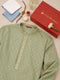 Men's Pista Green Rayon Kurta Rakhi Gift Box for Brother | Includes Rakhi & Gift Box