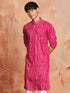 Men's Pink Rayon Kurta