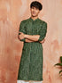Men's Green Rayon Kurta