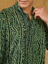 Men's Green Bandhni Rayon Kurta & Pyjama Rakhi Gift Box for Brother | Premium Festive Gift