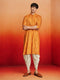 Men Mustard Rayon Kurta with Dhoti Casual, Summer / Casual, Wedding, Diwali, Holi collection, Festive, Festive Glitz, Navratri, Janmastami, Raksha Bandhan Ethnic Wear