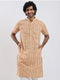 Men's Gold Cotton Kurta