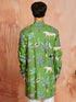 Men's Green Cotton Kurta