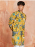 Men's Mustard Cotton Kurta