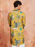 Men's Mustard Cotton Kurta
