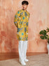 Men's Mustard Cotton Kurta And Pyjama Set