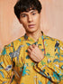 Men's Mustard Cotton Kurta And Pyjama Set