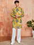 Men's Mustard Cotton Kurta And Pyjama Set
