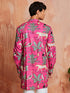 Men's Pink Cotton Kurta