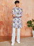 Men's Lavender Cotton Kurta And Pyjama Set