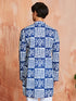 Men's Blue Cotton Kurta