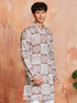 Men's Grey Cotton Kurta