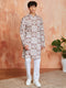 Men's Grey Cotton Kurta And Pyjama Set