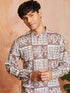 Men's Grey Cotton Kurta And Pyjama Set