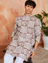 Men's Grey Cotton Kurta And Pyjama Set