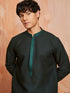 Men's Bottle Green Cotton Kurta