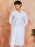 Men's White Cotton Kurta