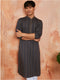 Men's Grey Cotton Kurta